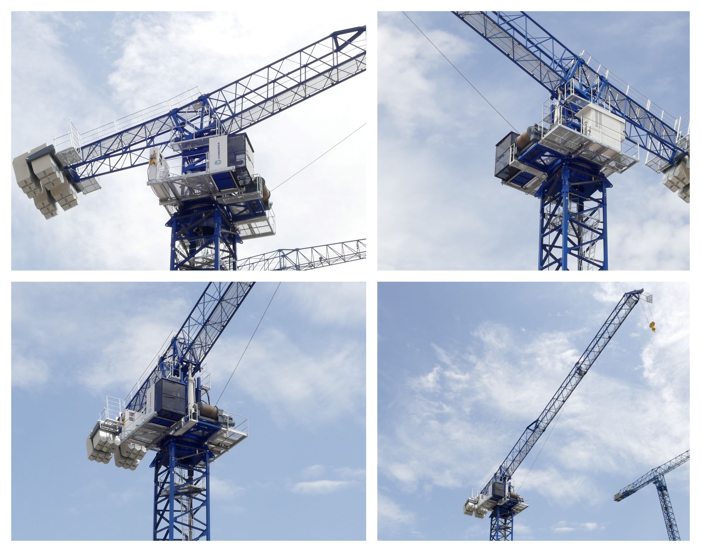 COMANSA presents the new LCH300  hydraulic luffing jib crane